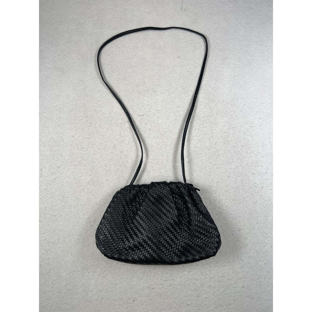 ANTHROPOLOGIE The‎ Frankie Clutch / Crossbody Bag -black